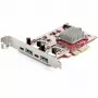 StarTech.com 4-Port USB PCIe-Karte – 10-Gbit/s-USB-PCI-Express-Erweiterungskarte mit 2 Controllern – 2x USB-C- und 2x USB-A-Anschlüsse (USB 3.2/3.1 Gen 2) – USB/USB-C-PCIe-Karte – Full Profile