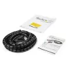 StarTech.com 2,5 m Kabel-Management-Spiralschlauch – 25 mm Durchmesser