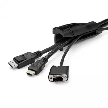 StarTech.com 1,5 m (4,9 ft.) Kabel-Management-Muffe – Spirale – 45 mm (1,8 in.) Durchmesser