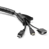 StarTech.com 1,5 m (4,9 ft.) Kabel-Management-Muffe – Spirale – 45 mm (1,8 in.) Durchmesser