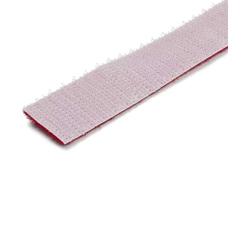 StarTech.com 30,5 m Klettband-Rolle – zuschneidbare wiederverwendbare Kabelbinder – industrielle Kabelbefestigungsband-Rolle / anpassbare Textil-Wraps rot / wiederverwendbare selbsthaftende Kabelmanagement-Bänder