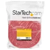 StarTech.com 30,5 m Klettband-Rolle – zuschneidbare wiederverwendbare Kabelbinder – industrielle Kabelbefestigungsband-Rolle / anpassbare Textil-Wraps rot / wiederverwendbare selbsthaftende Kabelmanagement-Bänder