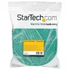 StarTech.com 30,5 m Klettbandrolle – zuschneidbare wiederverwendbare Kabelbinder – industrielles Drahtbefestigungsband / verstellbare Stoffumwicklungen grün / wiederverwendbare selbstklemmende Kabelmanagementbänder