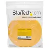 StarTech.com 15,2 m Klettbandrolle – zuschneidbare wiederverwendbare Kabelbinder – industrielle Drahtbefestigungsbandrolle / verstellbare Stoffumwicklungen Gelb / wiederverwendbare selbsthaftende Kabelmanagement-Bänder