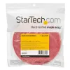 StarTech.com 7,6 m Klettband Rolle – zuschneidbare wiederverwendbare Kabelbinder – Industrielles Kabelbefestigungsband / verstellbare Stoffumwicklung rot / selbsthaftende Kabelmanagementgurte