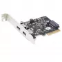 StarTech.com 2-Port USB PCIe-Karte mit 10 Gbit/s pro Port – USB 3.1/3.2 Gen 2 Typ-A PCI Express 3.0 x2 Host-Steuergerät-Erweiterungskarte – Zusatzkarte – Full/Low Profile – Windows & Linux