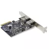 StarTech.com 2-Port USB PCIe-Karte mit 10 Gbit/s pro Port – USB 3.1/3.2 Gen 2 Typ-A PCI Express 3.0 x2 Host-Steuergerät-Erweiterungskarte – Zusatzkarte – Full/Low Profile – Windows & Linux