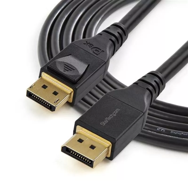 StarTech.com 13ft (4m) VESA Certified DisplayPort 1.4 Kabel, 8K 60Hz HBR3 HDR, UHD DisplayPort to DisplayPort Monitor Cord, Ultra HD 4K 120Hz DP 1.4 Video Kabel M/M DP Connector