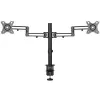 StarTech.com Tischhalterung Dual-Monitorarm – Tischklemme VESA-kompatible Monitorhalterung für Displays bis 32 Zoll – Ergonomischer Gelenk-Monitorarm – höhenverstellbar/neigbar/schwenkbar/drehbar