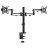 StarTech.com Tischhalterung Dual-Monitorarm – Tischklemme VESA-kompatible Monitorhalterung für Displays bis 32 Zoll – Ergonomischer Gelenk-Monitorarm – höhenverstellbar/neigbar/schwenkbar/drehbar
