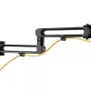 StarTech.com Tischhalterung Dual-Monitorarm – Tischklemme VESA-kompatible Monitorhalterung für Displays bis 32 Zoll – Ergonomischer Gelenk-Monitorarm – höhenverstellbar/neigbar/schwenkbar/drehbar