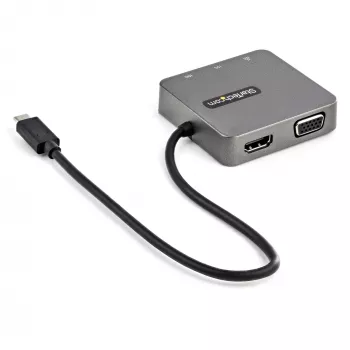 StarTech.com USB-C Multiport-Adapter – USB 3.1 Gen 2 Typ-C Mini-Dock – USB-C auf 4K HDMI oder 1080p VGA Video – 10 Gbit/s USB-A USB-C, GbE – Tragbares Reise-Laptop-Dock – Funktioniert mit Thunderbolt 3