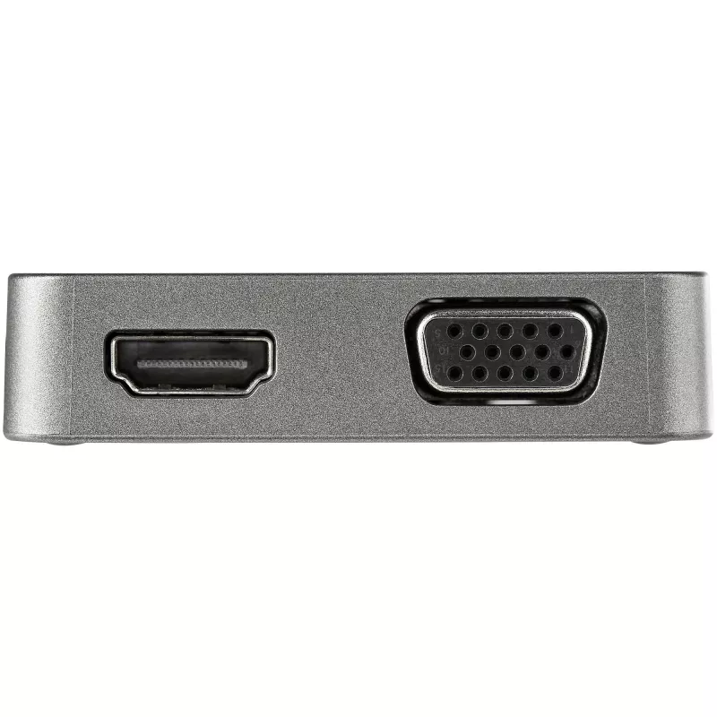 StarTech.com USB-C Multiport-Adapter – USB 3.1 Gen 2 Typ-C Mini-Dock – USB-C auf 4K HDMI oder 1080p VGA Video – 10 Gbit/s USB-A USB-C, GbE – Tragbares Reise-Laptop-Dock – Funktioniert mit Thunderbolt 3