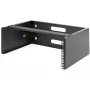 StarTech.com 4U Wandmontage-Netzwerk-Rack – 14 Zoll tief (flaches Profil) – 19 Zoll Patchpanel-Halterung für flache Server- und IT-Geräte, Netzwerk-Switches – 20 kg Tragfähigkeit, Schwarz