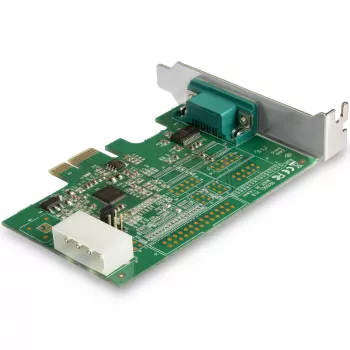 StarTech.com 4-Port PCI Express RS232 Serielle Adapterkarte – PCIe RS232 Serieller Host-Steuergerät – PCIe auf Seriell DB9 Karte – 16950 UART – Erweiterungskarte – Windows/Linux