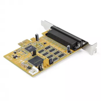 StarTech.com 8-Port PCI Express RS232 Serieller Adapterkarte, PCIe RS232 Serielle Karte, 16C1050 UART, Multiport Serieller DB9 Steuergerät/Erweiterungskarte, 15kV ESD-Schutz, Nur Windows - TAA