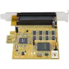StarTech.com 8-Port PCI Express RS232 Serieller Adapterkarte, PCIe RS232 Serielle Karte, 16C1050 UART, Multiport Serieller DB9 Steuergerät/Erweiterungskarte, 15kV ESD-Schutz, Nur Windows - TAA