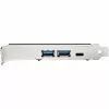 StarTech.com 5-Port USB PCIe Card - 10Gbps USB 3.1 Gen 2 PCIe Card w/ 1x USB-C & 2x USB-A - 1x 2 Port IDC (Internal 5Gbps USB Header Expansion) - USB C PCI Express Steuergerät Card