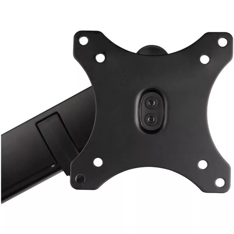 StarTech.com Schreibtischhalterung Monitorarm mit 2x USB 3.0 Anschlüssen, vollbewegliche Einzelmonitorhalterung, bis zu 34 Zoll (17,6 lb/8 kg) VESA-Display, Klemm-/Tüllenmontage, mechanische Feder