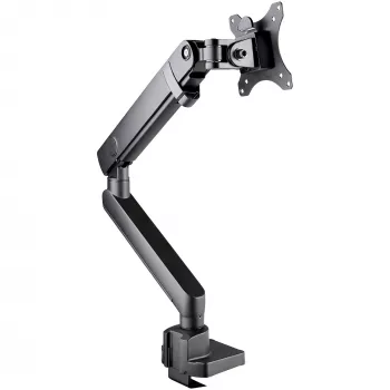 StarTech.com Schreibtisch-Monitorarm mit 2x USB 3.0 Anschlüssen, schlank Full Motion Single Monitorhalterung, bis zu 34 Zoll (8 kg) VESA-Display, Klemm-/Tüllenmontage, mechanische Feder