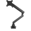 StarTech.com Schreibtisch-Monitorarm mit 2x USB 3.0 Anschlüssen, schlank Full Motion Single Monitorhalterung, bis zu 34 Zoll (8 kg) VESA-Display, Klemm-/Tüllenmontage, mechanische Feder