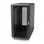 StarTech.com 4-Post 32U Server-Rack-Schrank, abschließbarer 19-Zoll-Daten-Rack-Schrank für Computer-/AV-/IT-Equipment, Büro-/Heimnetzwerk-Rack mit Rollen und verstellbaren Montageschienen