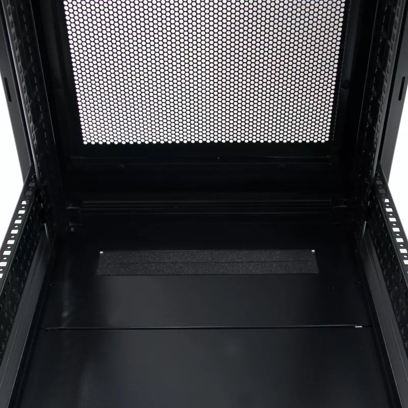StarTech.com 4-Post 32U Server-Rack-Schrank, abschließbarer 19-Zoll-Daten-Rack-Schrank für Computer-/AV-/IT-Equipment, Büro-/Heimnetzwerk-Rack mit Rollen und verstellbaren Montageschienen