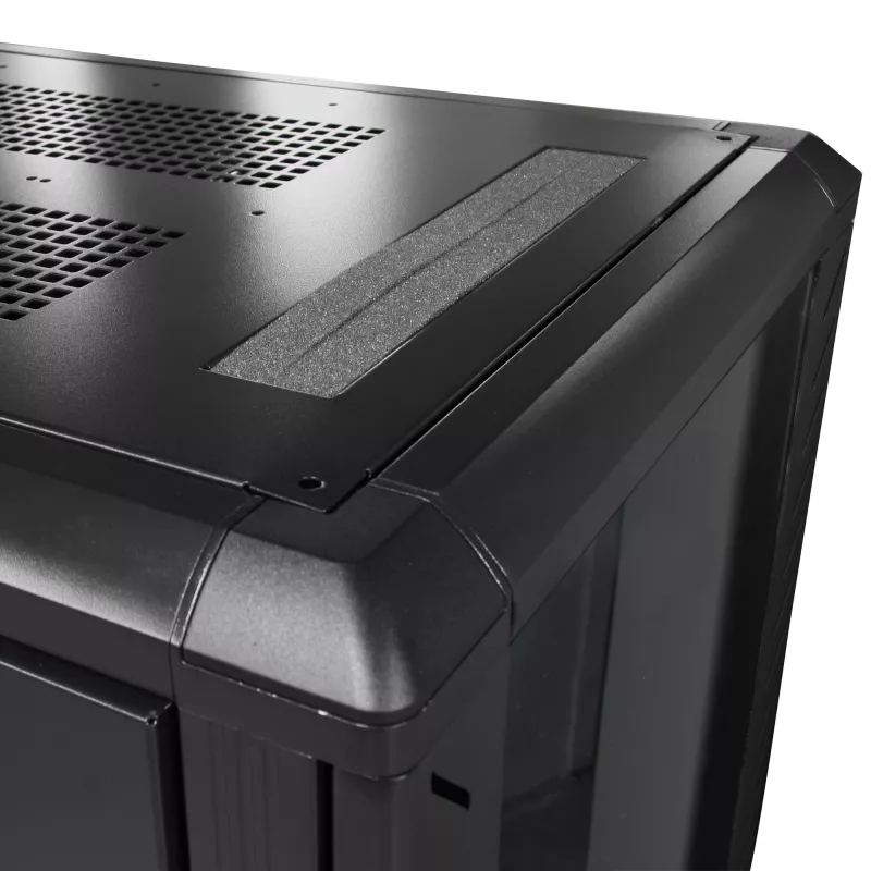 StarTech.com 4-Post 32U Server-Rack-Schrank, abschließbarer 19-Zoll-Daten-Rack-Schrank für Computer-/AV-/IT-Equipment, Büro-/Heimnetzwerk-Rack mit Rollen und verstellbaren Montageschienen