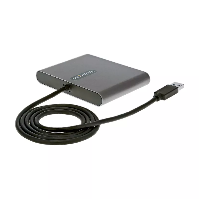 StarTech.com USB 3.0 auf Quad HDMI Adapter, USB auf 4x HDMI Monitor Konverter für Windows (keine Unterstützung für macOS/ChromeOS/Linux) - TAA