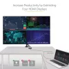 StarTech.com USB 3.0 auf Quad HDMI Adapter, USB auf 4x HDMI Monitor Konverter für Windows (keine Unterstützung für macOS/ChromeOS/Linux) - TAA