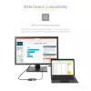 StarTech.com USB-C-auf-DVI-Adapter – 1920x1200p USB-C-auf-DVI-D-Adapter-Dongle – USB-Typ-C-auf-DVI-Display/Monitor – Videokonverter – Thunderbolt 3 kompatibel – 12 Zoll langes fest angebrachtes Kabel – Aktualisierte Version von CDP2DVI