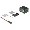 StarTech.com PoE+ Industrieller Glasfaser-zu-Ethernet-Medienkonverter 30W - SFP auf RJ45 - Singlemode/Multimode Glasfaser auf Kupfer Gigabit Ethernet - Mini/kompakte Größe - IP-30/ -40 bis +75°C