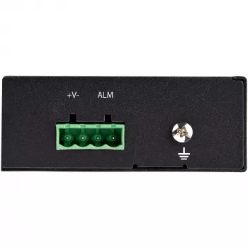 StarTech.com PoE+ Industrieller Glasfaser-zu-Ethernet-Medienkonverter 60W – SFP auf RJ45 – Singlemode/Multimode Glasfaser zu Kupfer Gigabit Ethernet – Kompakte Größe – IP30/ -40 bis +75 °C