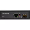 StarTech.com PoE+ Industrieller Glasfaser-zu-Ethernet-Medienkonverter 60W – SFP auf RJ45 – Singlemode/Multimode Glasfaser zu Kupfer Gigabit Ethernet – Kompakte Größe – IP30/ -40 bis +75 °C
