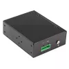 StarTech.com PoE+ Industrieller Glasfaser-zu-Ethernet-Medienkonverter 60W – SFP auf RJ45 – Singlemode/Multimode Glasfaser zu Kupfer Gigabit Ethernet – Kompakte Größe – IP30/ -40 bis +75 °C