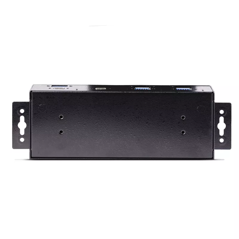 StarTech.com 7-Port Industrial USB 10Gbps Hub mit Netzteil, Metall, montierbar, 5x USB-A und 2x USB-C Downstream-Ports, ESD-Schutz, Powered USB-Hub, TAA