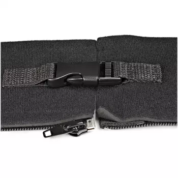 StarTech.com 40 Zoll (1m) Neopren-Kabelmanagementhülle mit Reißverschluss & Schnalle – 1,2 Zoll (3cm) Durchmesser – Computer/PC Strom-/Netzwerk-/AV-Kabelabdeckung/-Manager – flexible Kabelorganizer-Hülle – Schwarz