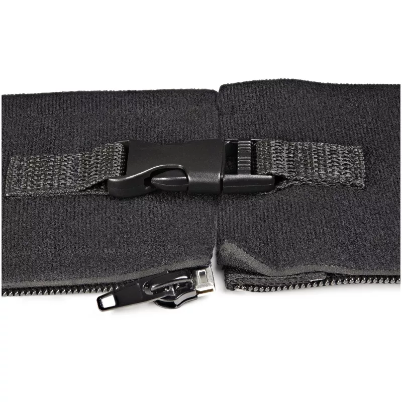 StarTech.com 40 Zoll (1m) Neopren-Kabelmanagementhülle mit Reißverschluss & Schnalle – 1,2 Zoll (3cm) Durchmesser – Computer/PC Strom-/Netzwerk-/AV-Kabelabdeckung/-Manager – flexible Kabelorganizer-Hülle – Schwarz