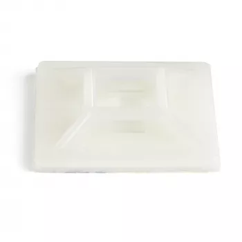 StarTech.com 100er-Pack Kabelbinder-Sockel mit Klebeband für 0,21 Zoll (5,5 mm) breite Kabelbinder – Nylon/Kunststoff-Kabelbinderhalterungen – Elektro-/Netzwerkkabel-Wickelhalterungen / 94V-2 Brandschutz & UL-zertifiziert TAA