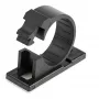 StarTech.com 100 selbstklebende Kabelmanagement-Clips Schwarz – Netzwerk/Ethernet/Bürotisch/Computerkabel-Organizer – Klebende Kabel-/Leitungshalter – Nylon-Selbstklebeclip UL/94V-2 feuerbeständig