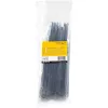 StarTech.com 10 Zoll (25cm) Wiederverwendbare Kabelbinder - 1/4 Zoll (7mm) breit, 2-1/2 Zoll (65mm) Bündeldurchmesser, 50lb (22kg) Zugfestigkeit, Lösbare Nylon-Kabelbinder, Innen-/Außenbereich, 94V-2/UL Gelistet, 100er Pack - Schwarz