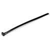 StarTech.com 20 cm wiederverwendbare Kabelbinder – 7 mm breit, 50 mm Bündeldurchmesser, 22 kg Zugfestigkeit, lösbare Nylon-Kabelbinder, Innen-/Außenbereich, UL94 V-2 gelistet, 100er-Pack – Schwarz