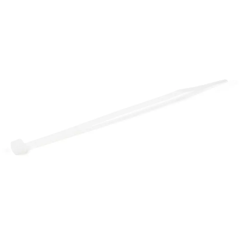 StarTech.com 4 Zoll (10 cm) Kabelbinder – 1,6 mm breit, 22 mm Bündeldurchmesser, 8 kg Zugfestigkeit, selbstsichernde Nylon-Kabelbinder mit gebogener Spitze – 94V-2/UL gelistet, 1000er-Pack – Weiß