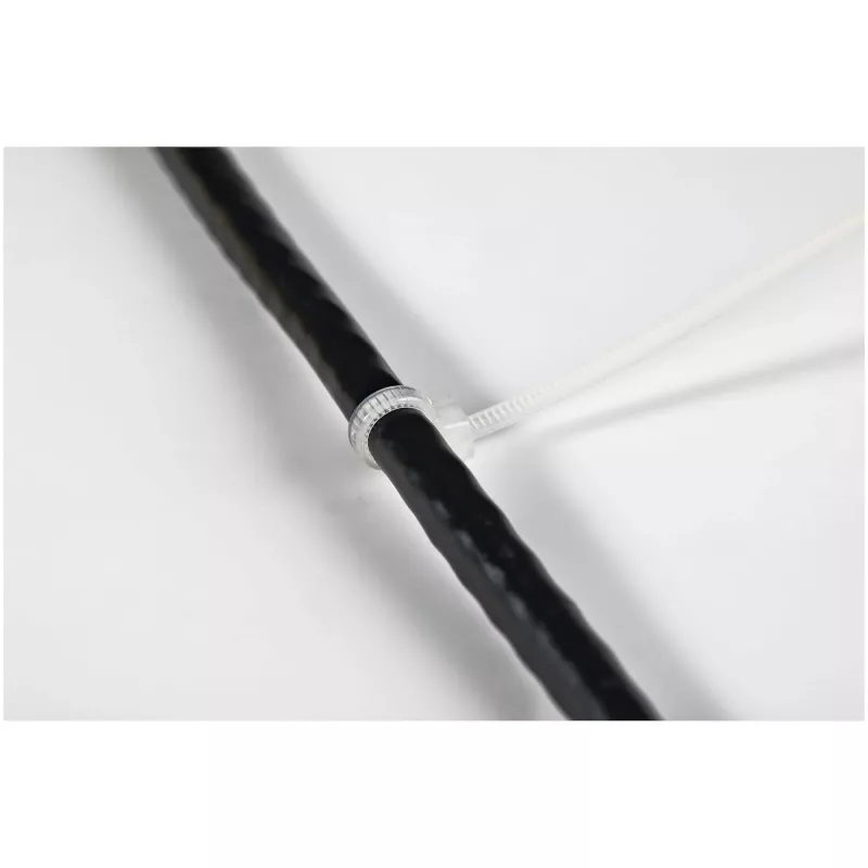 StarTech.com 4 Zoll (10 cm) Kabelbinder – 1,6 mm breit, 22 mm Bündeldurchmesser, 8 kg Zugfestigkeit, selbstsichernde Nylon-Kabelbinder mit gebogener Spitze – 94V-2/UL gelistet, 1000er-Pack – Weiß