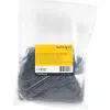 StarTech.com 4 Zoll (10 cm) Kabelbinder – 1/16 Zoll (2 mm) breit, 7/8 Zoll (22 mm) Bündeldurchmesser, 18 lb (8 kg) Zugfestigkeit, selbstsichernde Nylon-Kabelbinder mit gebogener Spitze – 94V-2/UL-gelistet, 1000er-Pack – Schwarz