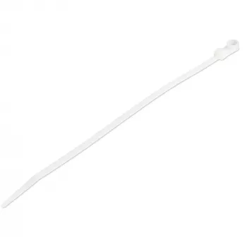 StarTech.com 8 Zoll (20 cm) Kabelbinder mit Montageloch – 1/8 Zoll (4 mm) breit, 2 Zoll (52 mm) Bündeldurchmesser, 50 lb (22 kg) Zugfestigkeit, selbstsichernde Nylon-66-Kabelbinder mit Schraubloch, UL-gelistet, 100er-Pack