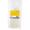StarTech.com 8 Zoll (20 cm) Kabelbinder mit Montageloch – 1/8 Zoll (4 mm) breit, 2 Zoll (52 mm) Bündeldurchmesser, 50 lb (22 kg) Zugfestigkeit, selbstsichernde Nylon-66-Kabelbinder mit Schraubloch, UL-gelistet, 100er-Pack