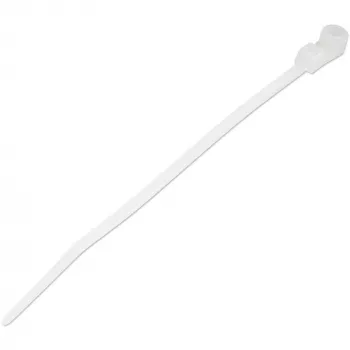 StarTech.com 4 Zoll (10 cm) Kabelbinder mit Befestigungsloch - 1/16 Zoll (2 mm) breit, 7/8 Zoll (24 mm) Bündeldurchmesser, 18 lb (8 kg) Zugfestigkeit, Nylon 66 selbstsichernde Kabelbinder mit Schraubloch, UL-gelistet, 100er-Pack