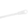 StarTech.com 4 Zoll (10 cm) Kabelbinder mit Befestigungsloch - 1/16 Zoll (2 mm) breit, 7/8 Zoll (24 mm) Bündeldurchmesser, 18 lb (8 kg) Zugfestigkeit, Nylon 66 selbstsichernde Kabelbinder mit Schraubloch, UL-gelistet, 100er-Pack