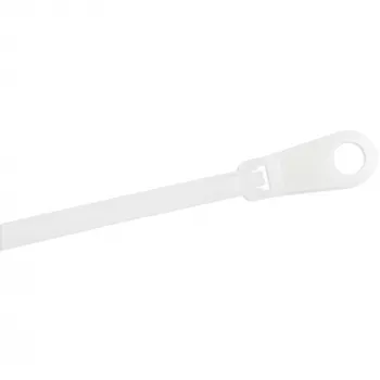 StarTech.com 6 Zoll (15 cm) Kabelbinder mit Befestigungsloch – 1/8 Zoll (3 mm) breit, 1-1/2 Zoll (40 mm) Bündeldurchmesser, 40 lb (18 kg) Zugfestigkeit, selbstsichernde Kabelbinder aus Nylon 66 mit Schraubloch, UL-gelistet, 100er-Pack